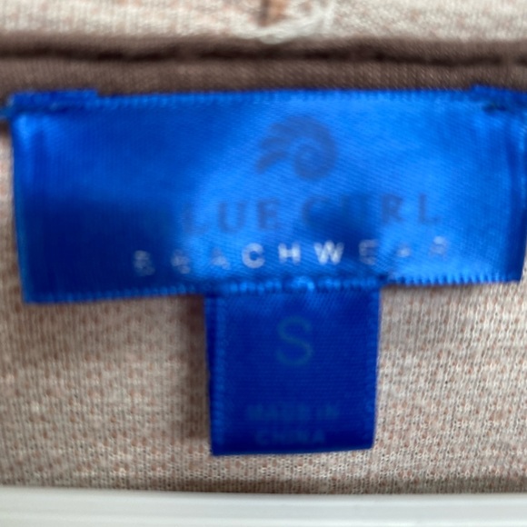 Blue Curl Beachwear Hoodie - Picture 3 of 3